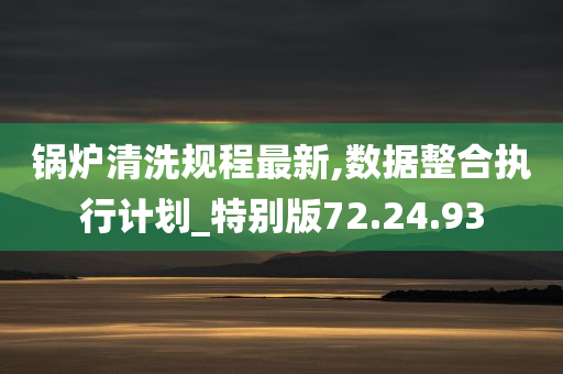 锅炉清洗规程最新,数据整合执行计划_特别版72.24.93