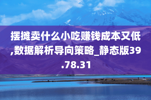 摆摊卖什么小吃赚钱成本又低,数据解析导向策略_静态版39.78.31