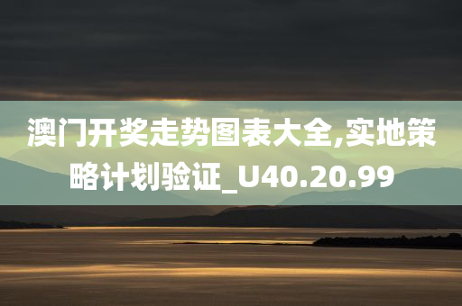 澳门开奖走势图表大全,实地策略计划验证_U40.20.99