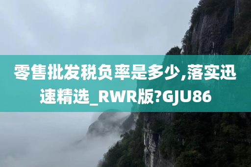 零售批发税负率是多少,落实迅速精选_RWR版?GJU86