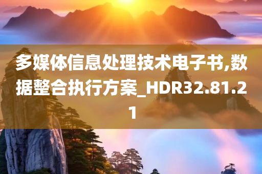 多媒体信息处理技术电子书,数据整合执行方案_HDR32.81.21