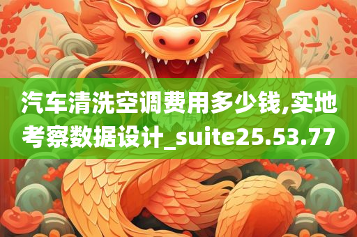 汽车清洗空调费用多少钱,实地考察数据设计_suite25.53.77