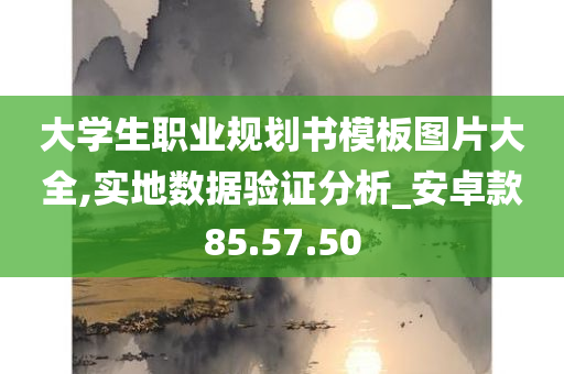 大学生职业规划书模板图片大全,实地数据验证分析_安卓款85.57.50