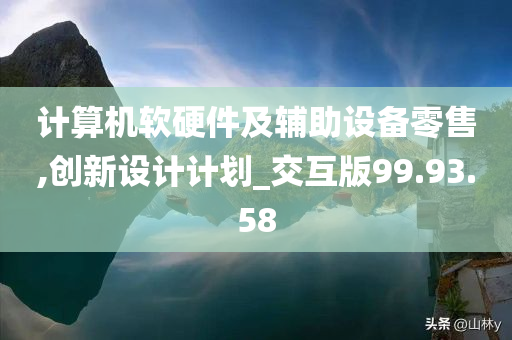 计算机软硬件及辅助设备零售,创新设计计划_交互版99.93.58