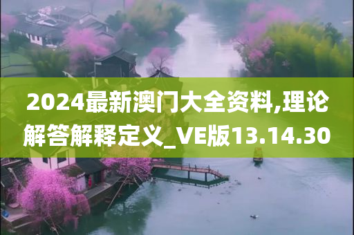 2024最新澳门大全资料,理论解答解释定义_VE版13.14.30