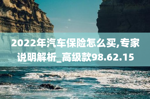 2022年汽车保险怎么买,专家说明解析_高级款98.62.15