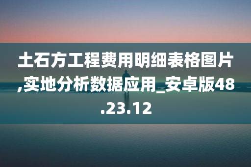 土石方工程费用明细表格图片,实地分析数据应用_安卓版48.23.12