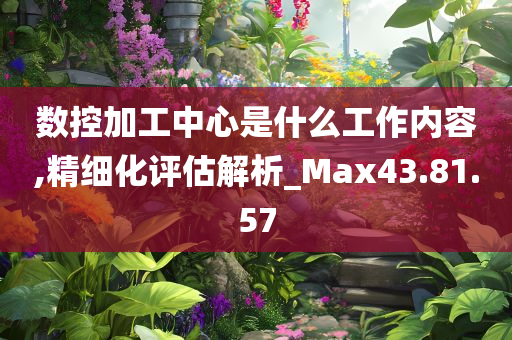 数控加工中心是什么工作内容,精细化评估解析_Max43.81.57