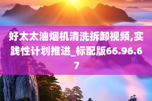 好太太油烟机清洗拆卸视频,实践性计划推进_标配版66.96.67