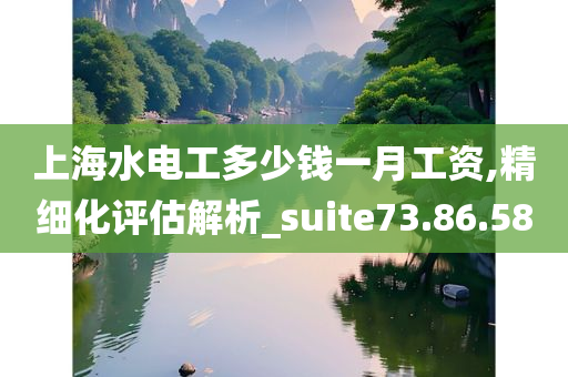 上海水电工多少钱一月工资,精细化评估解析_suite73.86.58