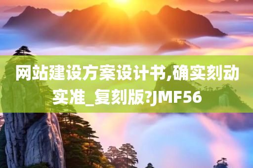 网站建设方案设计书,确实刻动实准_复刻版?JMF56