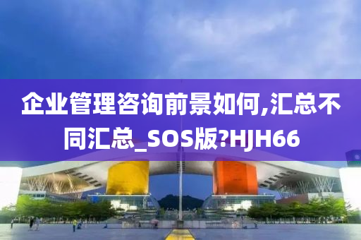 企业管理咨询前景如何,汇总不同汇总_SOS版?HJH66