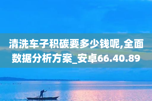 清洗车子积碳要多少钱呢,全面数据分析方案_安卓66.40.89