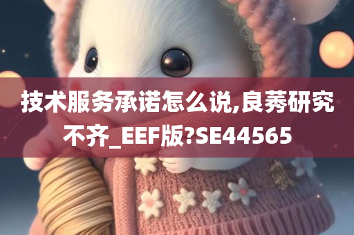 技术服务承诺怎么说,良莠研究不齐_EEF版?SE44565