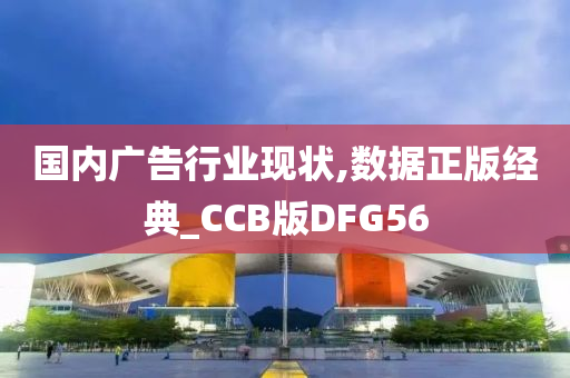 国内广告行业现状,数据正版经典_CCB版DFG56