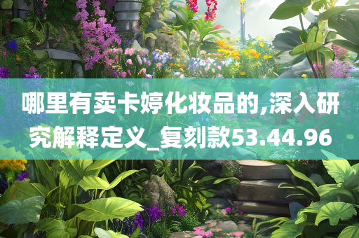 哪里有卖卡婷化妆品的,深入研究解释定义_复刻款53.44.96