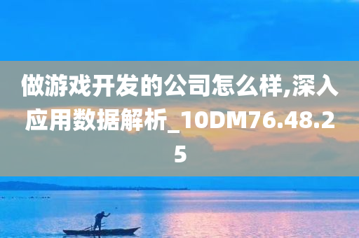 做游戏开发的公司怎么样,深入应用数据解析_10DM76.48.25