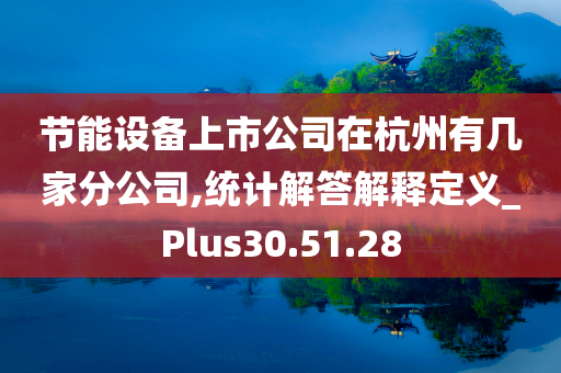 节能设备上市公司在杭州有几家分公司,统计解答解释定义_Plus30.51.28