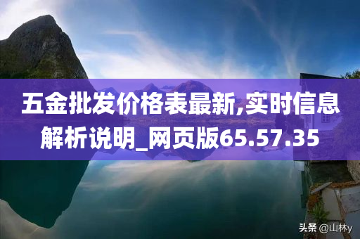 五金批发价格表最新,实时信息解析说明_网页版65.57.35