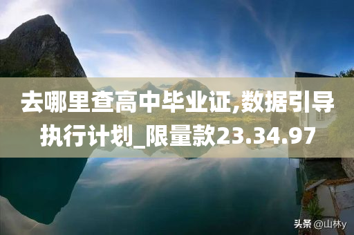 去哪里查高中毕业证,数据引导执行计划_限量款23.34.97