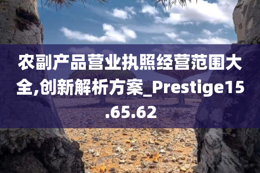 农副产品营业执照经营范围大全,创新解析方案_Prestige15.65.62