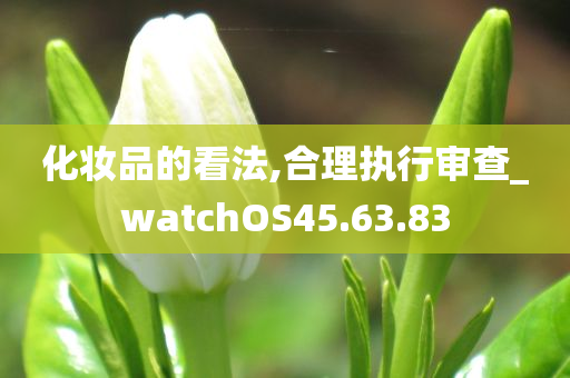 化妆品的看法,合理执行审查_watchOS45.63.83