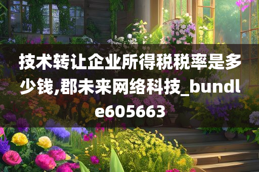 技术转让企业所得税税率是多少钱,郡未来网络科技_bundle605663