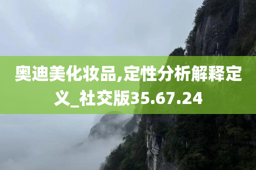 奥迪美化妆品,定性分析解释定义_社交版35.67.24