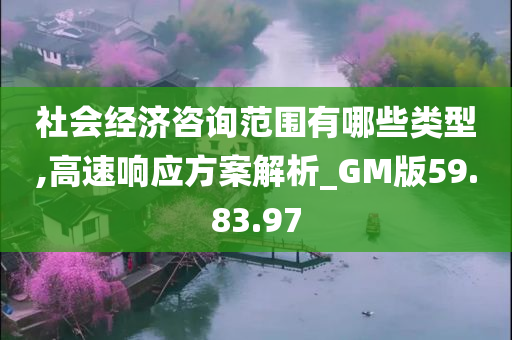 社会经济咨询范围有哪些类型,高速响应方案解析_GM版59.83.97