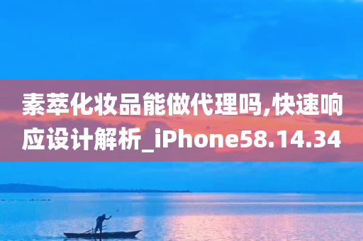 素萃化妆品能做代理吗,快速响应设计解析_iPhone58.14.34