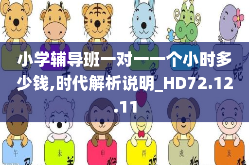 小学辅导班一对一一个小时多少钱,时代解析说明_HD72.12.11