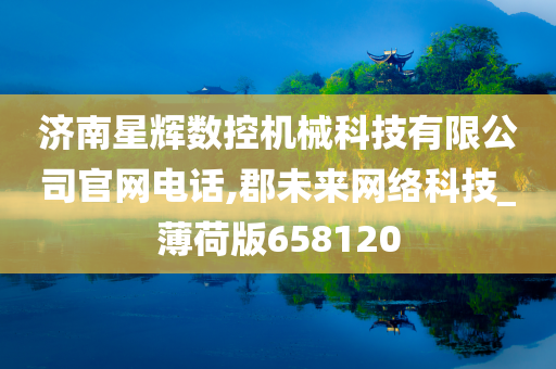 济南星辉数控机械科技有限公司官网电话,郡未来网络科技_薄荷版658120