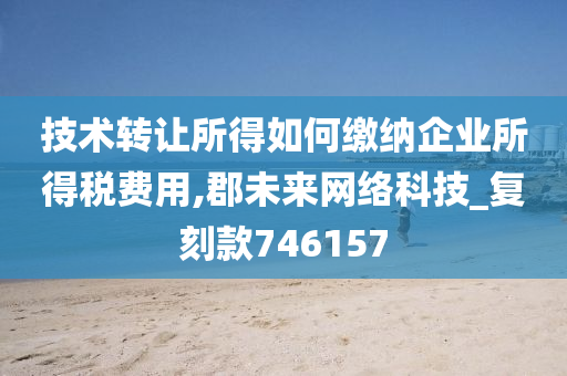 技术转让所得如何缴纳企业所得税费用,郡未来网络科技_复刻款746157