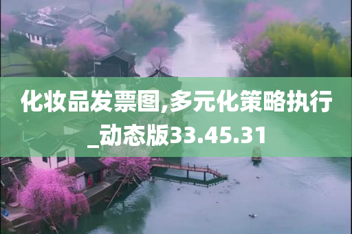 化妆品发票图,多元化策略执行_动态版33.45.31