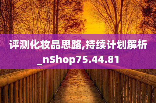 评测化妆品思路,持续计划解析_nShop75.44.81