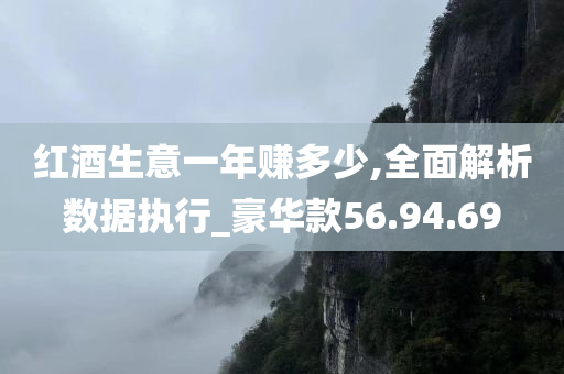 红酒生意一年赚多少,全面解析数据执行_豪华款56.94.69