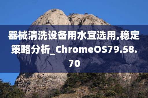 器械清洗设备用水宜选用,稳定策略分析_ChromeOS79.58.70