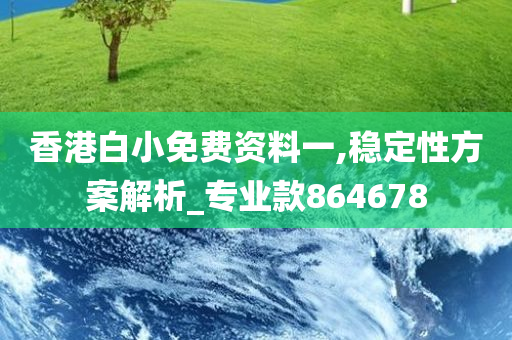 香港白小免费资料一,稳定性方案解析_专业款864678