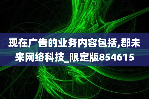 现在广告的业务内容包括,郡未来网络科技_限定版854615