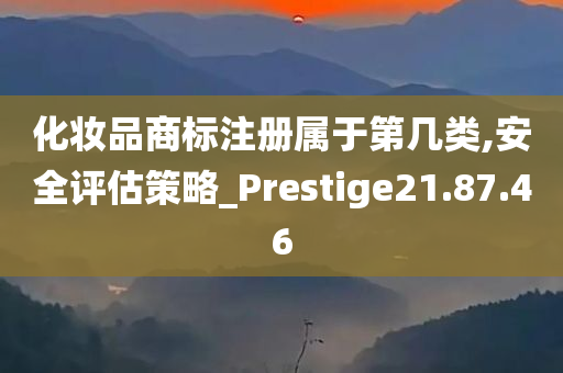 化妆品商标注册属于第几类,安全评估策略_Prestige21.87.46