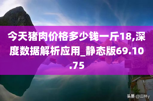 今天猪肉价格多少钱一斤18,深度数据解析应用_静态版69.10.75