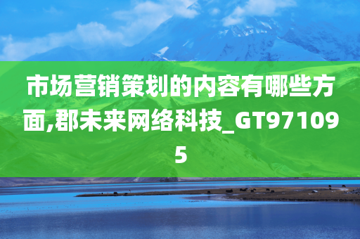 市场营销策划的内容有哪些方面,郡未来网络科技_GT971095