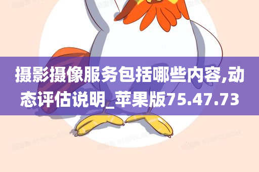 摄影摄像服务包括哪些内容,动态评估说明_苹果版75.47.73