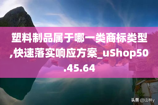 塑料制品属于哪一类商标类型,快速落实响应方案_uShop50.45.64