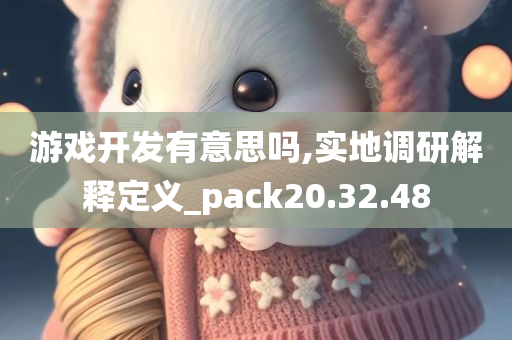 游戏开发有意思吗,实地调研解释定义_pack20.32.48