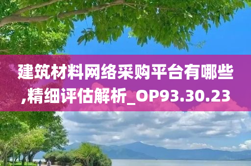 建筑材料网络采购平台有哪些,精细评估解析_OP93.30.23