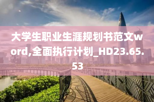 大学生职业生涯规划书范文word,全面执行计划_HD23.65.53