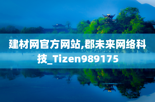 建材网官方网站,郡未来网络科技_Tizen989175