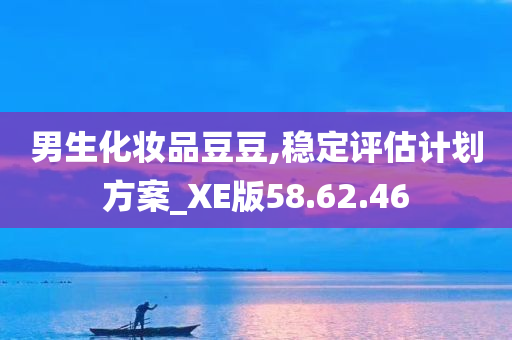 男生化妆品豆豆,稳定评估计划方案_XE版58.62.46