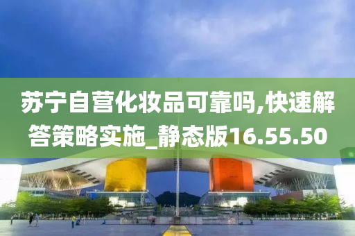 苏宁自营化妆品可靠吗,快速解答策略实施_静态版16.55.50